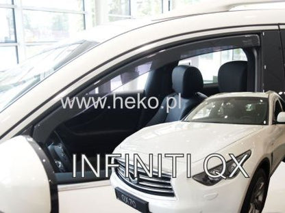Ветробрани за INFINITI FX/QX (2008+) 5 врати - 2бр. предни - View 2