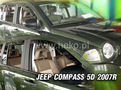 Ветробрани за JEEP COMPASS (2007-2017) 5 врати - 4бр. предни и задни - View 2
