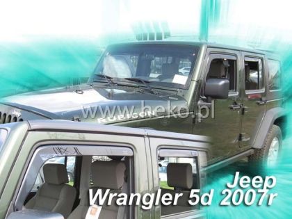 Ветробрани за Jeep Wrangler (2007+) 5 врати - 4бр. предни и задни - View 2