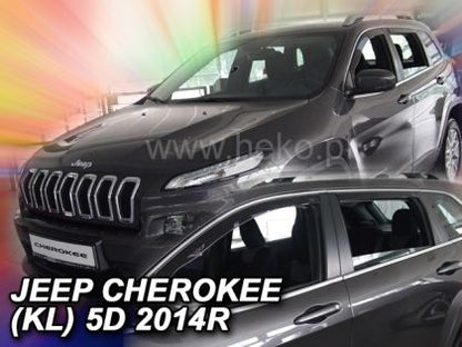 Ветробрани за JEEP CHEROKEE (2013-2018) 5 врати - 4бр. предни и задни - View 2