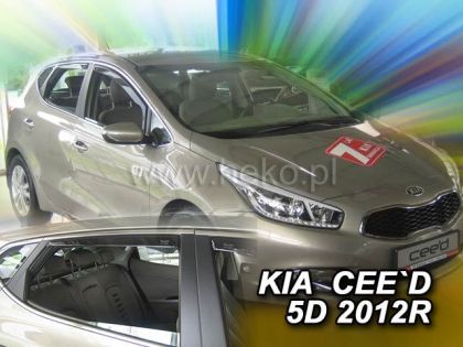 Ветробрани за KIA CEED (2012+) 5 врати - 4бр. предни и задни - View 2