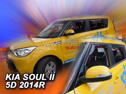 Ветробрани за KIA SOUL (2014+) 5 врати - 4бр. предни и задни - View 2