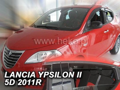 Ветробрани за LANCIA YPSILON (2011+) 5 врати - 4бр. предни и задни - View 2