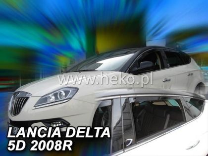 Ветробрани за LANCIA DELTA (2008+) 5 врати - 4бр. предни и задни - View 2