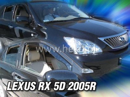 Ветробрани за LEXUS RX (2003-2008) 5 врати - 4бр. предни и задни - View 2