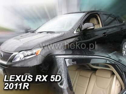 Ветробрани за LEXUS RX (2010-2015) 5 врати - 4бр. предни и задни - View 2