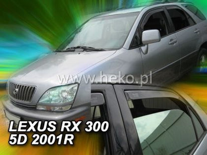 Ветробрани за LEXUS RX 300 / USA (2000-2003) 5 врати - 4бр. предни и задни - View 2