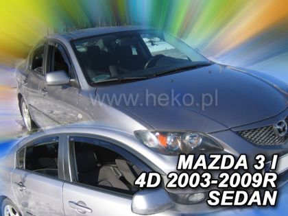 Ветробрани за MAZDA 3 (2003-2009) Sedan - 4бр. предни и задни - View 2