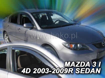 Ветробрани за MAZDA 3 (2003-2009) 5 врати - 4бр. предни и задни - View 2