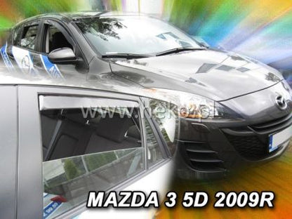 Ветробрани за MAZDA 3 (2008-2014) 5 врати - 4бр. предни и задни - View 2