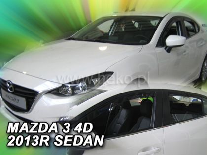 Ветробрани за MAZDA 3 (2013-2018) 5 врати , Sedan - 4бр. предни и задни - View 2