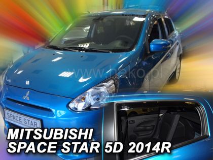 Ветробрани за MITSUBISHI SPACE STAR (2014+) 5 врати - 4бр. предни и задни - View 2