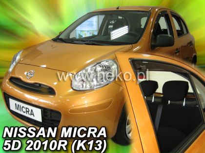Ветробрани за NISSAN MICRA (2010+) 5 врати - 2бр. предни - View 2
