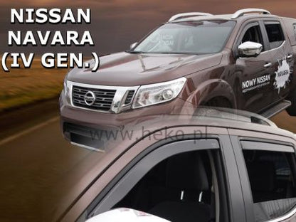 Ветробрани за NISSAN NAVARA (2014+) 4 врати - 4бр. предни и задни - View 2