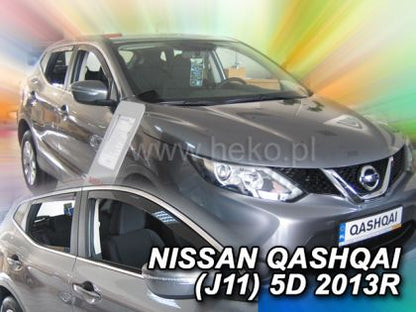 Ветробрани за NISSAN QASHQAI (2013+) 5 врати - 4бр. предни и задни - View 2
