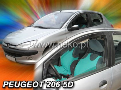 Ветробрани за PEUGEOT 206 5 врати - 2бр. предни - View 2