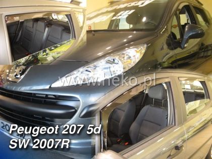 Ветробрани за PEUGEOT 207 (2006+) 5 врати - 4бр. предни и задни - View 2