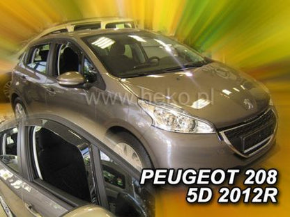 Ветробрани за PEUGEOT 208 (2012+) 5 врати - 2бр. предни - View 2