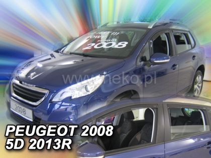 Ветробрани за PEUGEOT 2008 (2013+) 5 врати - 4бр. предни и задни - View 2