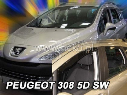 Ветробрани за PEUGEOT 308 (2007-2013) Combi - 4бр. предни и задни - View 2