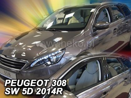 Ветробрани за PEUGEOT 308 (2014+) Combi - 4бр. предни и задни - View 2