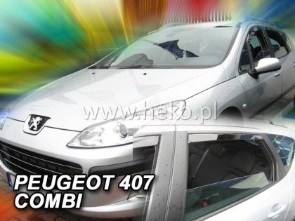 Ветробрани за PEUGEOT 407 (2004+) Combi - 4бр. предни и задни - View 2