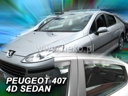 Ветробрани за PEUGEOT 407 (2004+) Sedan - 4бр. предни и задни - View 2