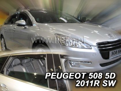 Ветробрани за PEUGEOT 508 (2011+) Combi - 4бр. предни и задни - View 2