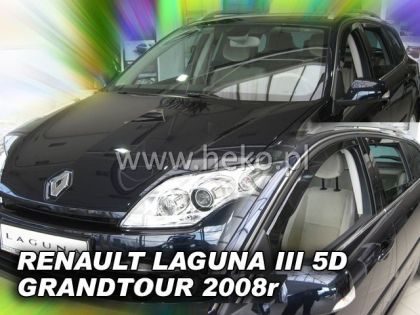 Ветробрани за RENAULT LAGUNA / GRANDTOUR (2008+) 5 врати - 4бр. предни и задни - View 2