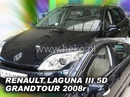 Ветробрани за RENAULT LAGUNA / GRANDTOUR (2008+) 5 врати - 4бр. предни и задни - View 2