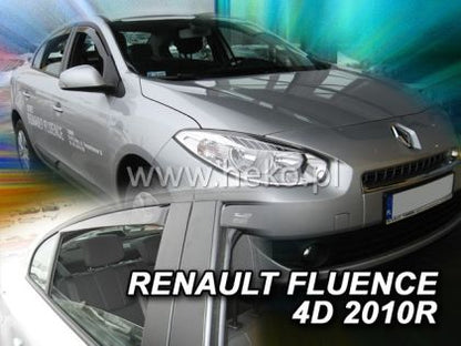 Ветробрани за RENAULT FLUENCE (2009+) 4 врати - 4бр. предни и задни - View 2