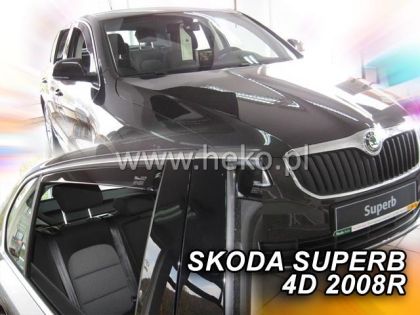 Ветробрани за SKODA SUPERB (2008-2015) Sedan - 4бр. предни и задни - View 2