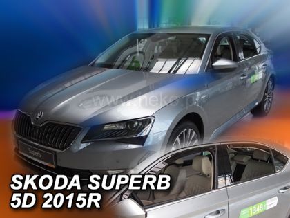Ветробрани за SKODA SUPERB (2015+) 5 врати - 4бр. предни и задни - View 2