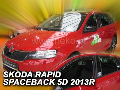 Ветробрани за SKODA RAPID / SPACEBACK (2012+) 5 врати - 4бр. предни и задни - View 2