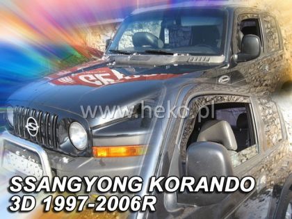 Ветробрани за SSANGYONG ACTYON (2007+) 5 врати - 4бр. предни и задни - View 2