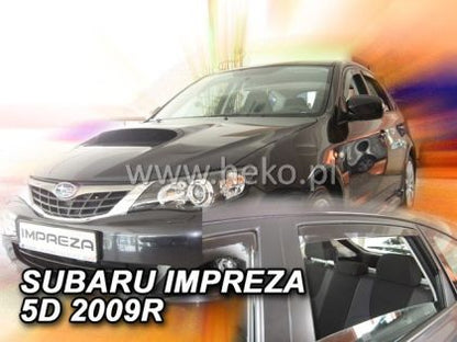 Ветробрани за SUBARU IMPREZA (2008+) 5 врати , Sedan - 4бр. предни и задни - View 2