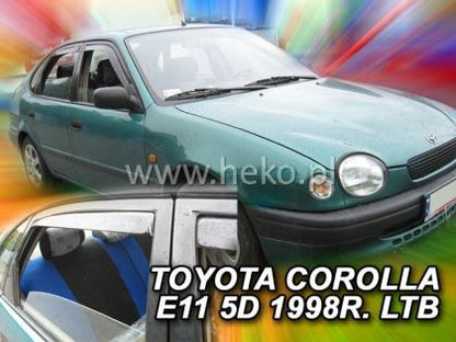 Ветробрани за TOYOTA COROLLA (1997-2001) 5 врати - 4бр. предни и задни - View 2