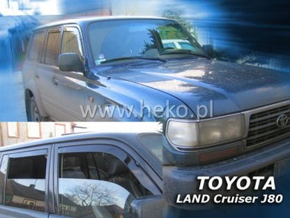 Ветробрани за TOYOTA LAND CRUISER J80 (1990-1996) 5 врати - 4бр. предни и задни - View 2