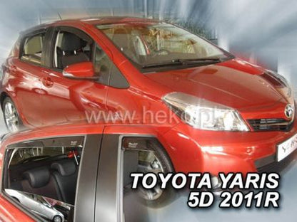 Ветробрани за TOYOTA YARIS (2005-2011) 5 врати - 4бр. предни и задни - View 2