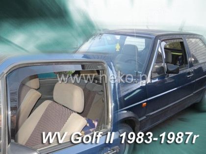 Ветробрани за VW GOLF 2 (1983-1987) (с малкото прозорче) 4 врати - 2бр. предни - View 2