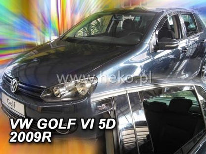 Ветробрани за VW GOLF 6 (2008-2012) 5 врати - 4бр. предни и задни - View 3