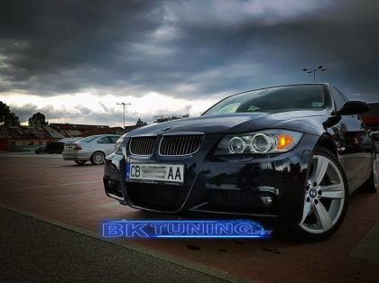 Предна Броня за BMW E90 седан и комби (2005-2008) - M-Tech с парктроник - View 3