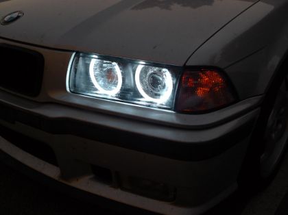 Ангелски Очи CCFL за BMW E36 / E38 / E39 - Жълт цвят - View 3
