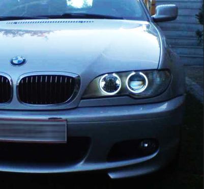 Ангелски Очи CCFL за BMW E46 купе (2003+) - Бял цвят - View 2