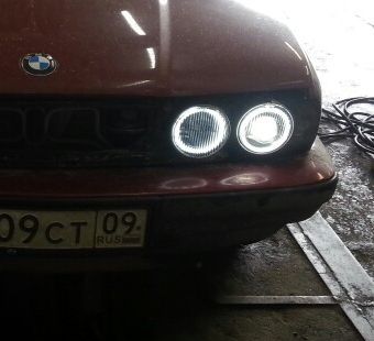 Ангелски Очи диодни за BMW E30 / E34 - View 2