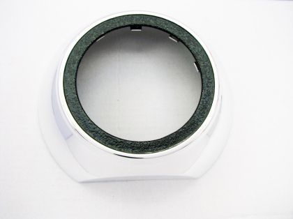 Капачки за лупи 2.5" Audi Design, полукръгла хром с черно D=13cm - View 2