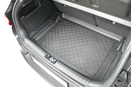 Гумирана стелка за багажник за Kia Stonic (2017+) lower boot; no / under adjustable boot floor - View 3