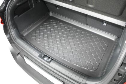 Гумирана стелка за багажник за Kia Stonic (2017+) upper boot; on adjustable boot floor - View 3