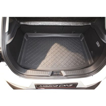 Гумирана стелка за багажник за Mazda CX3 (2015+)  for upper (also with subwoofer) and lower (only wi - View 2