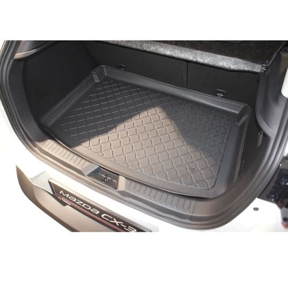 Гумирана стелка за багажник за Mazda CX3 (2015+)  for upper (also with subwoofer) and lower (only wi - View 3